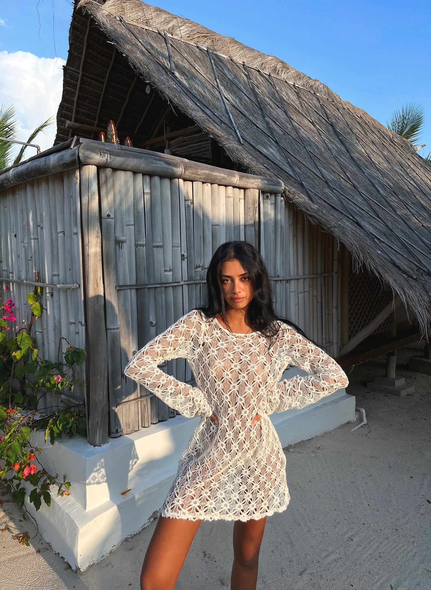 Daisy Knitted  Cover-up Dress